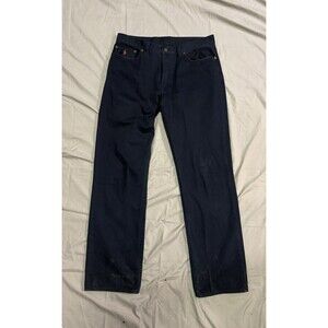Polo Ralph Lauren Dungarees Pants Mens 34x32 Blue Classic Chino Straight Leg
